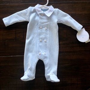 Edgehill Collection Preemie Baby Boy Blue Outfit